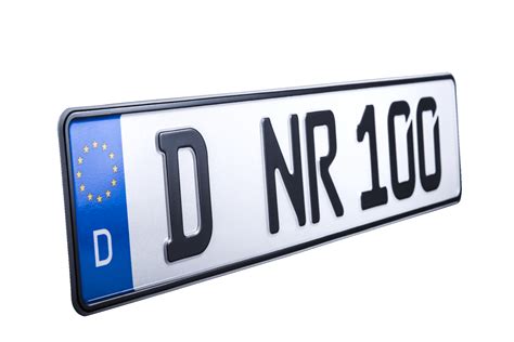 nummernschild deutschland.